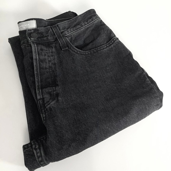 Everlane Women's Straight Leg Jeans - Dark Gray - Picture 6 of 14